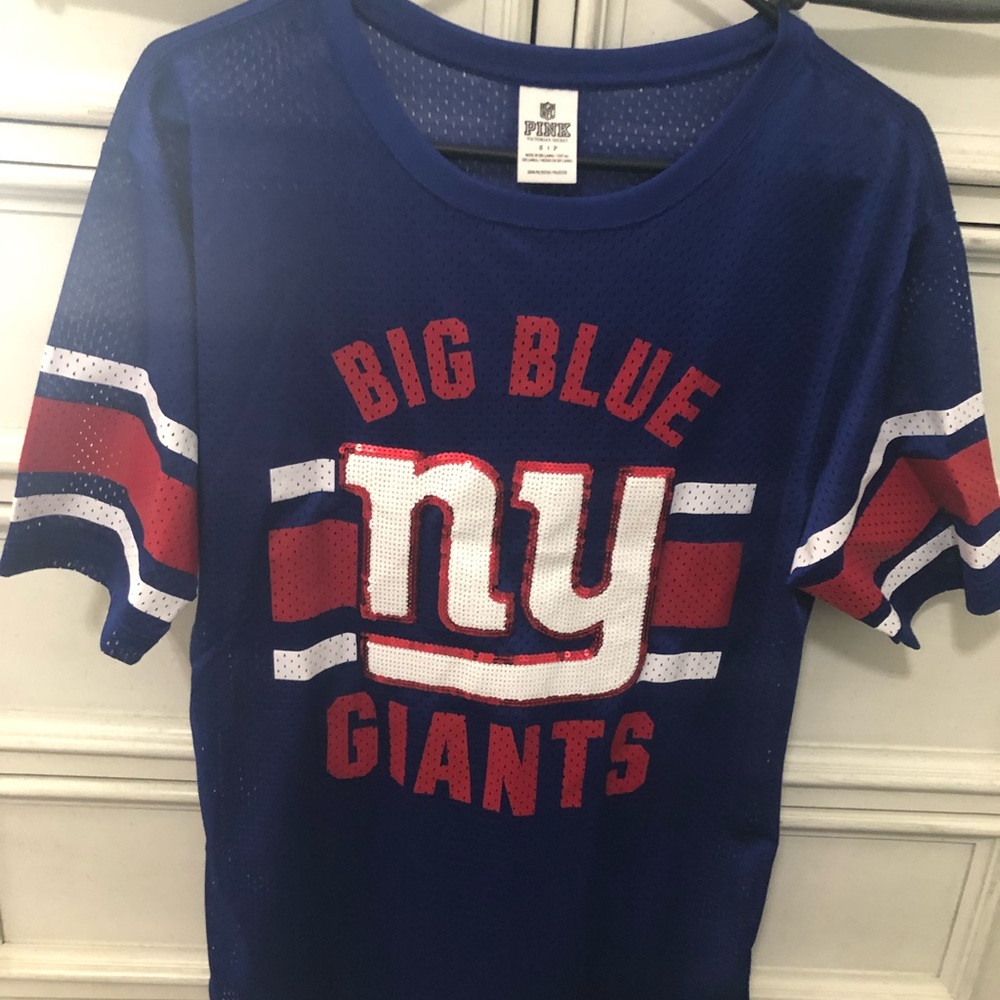 Brand new vintage Victoria secret ny giants Jersey tag size large